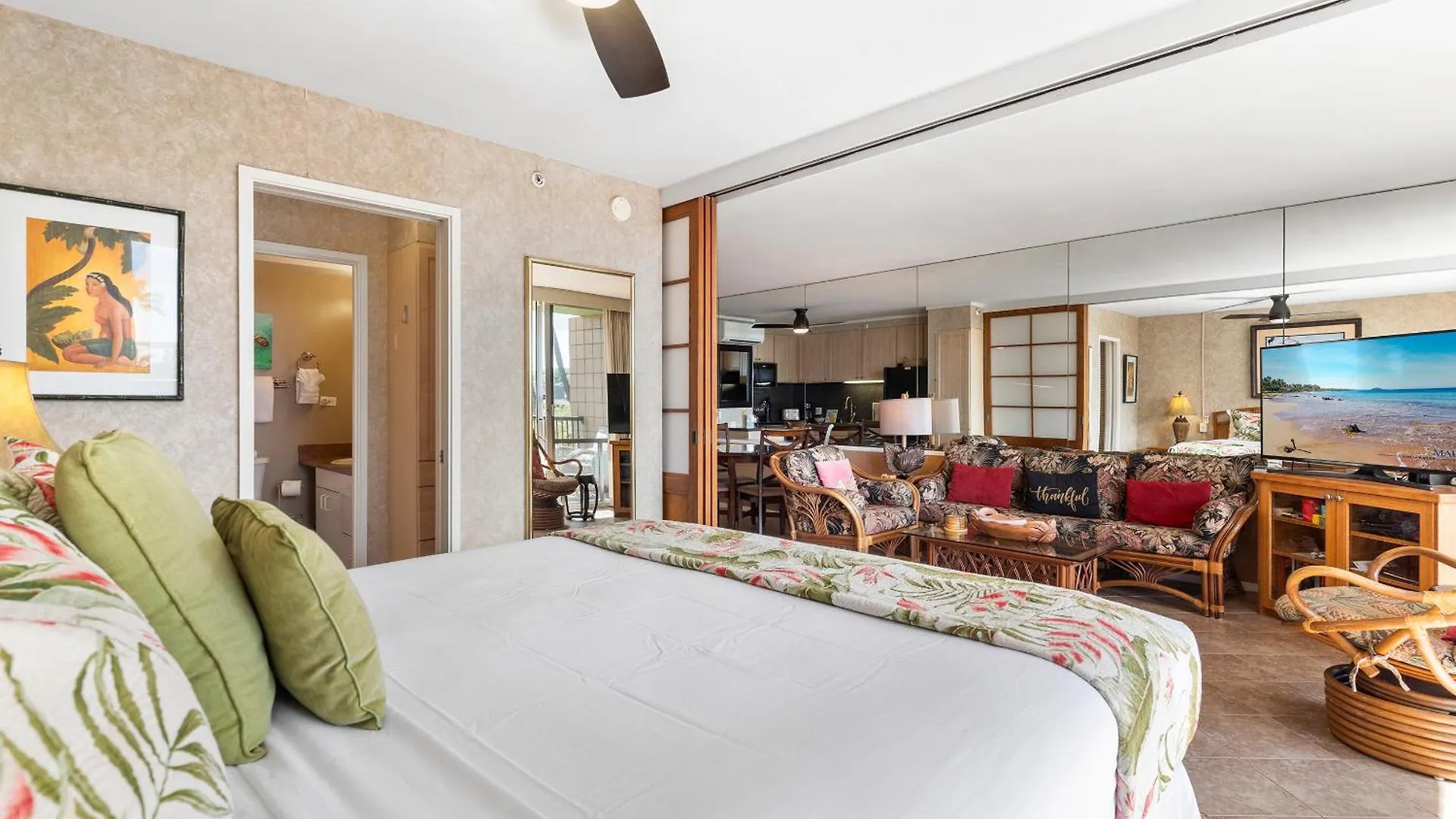 Holiday home Mana Kai 314 - Experience Stunning Coastal Views On Keawakapu Beach, Split Ac Wailea  United States